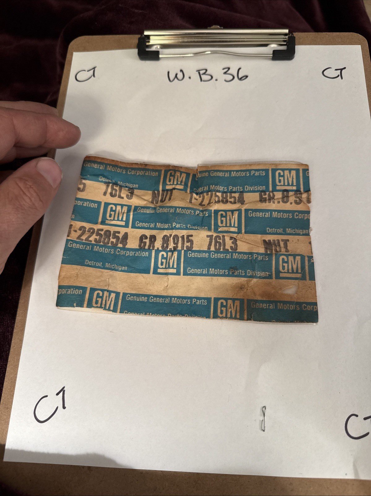 GM NOS 1963-82 Corvette Multi Purpose Nuts Shock Absorber / Steering Flange