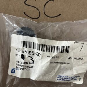 GM OEM Radiator Core Support-Sight Shield Retainer 25695687 *3 Pieces*