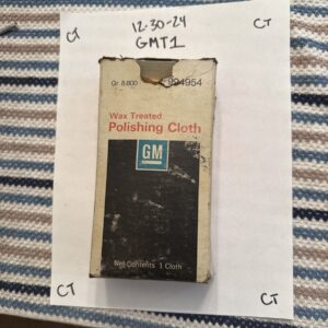 GM Wax Treated Polishing Cloth Box Used Gr. 8.800 1#994954 USA General Motors