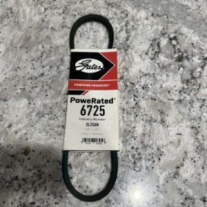 Gates 6725 PoweRated FHP Medium Horse-Power V-Belt 3L250K
