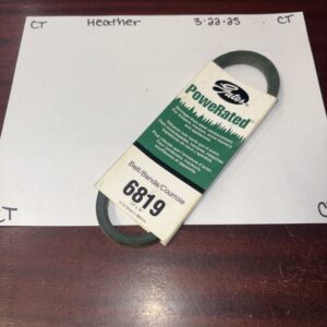 Gates 6819 Lawn & Garden Power Equipment Accessory Drive Belt - 1/2" X 19"