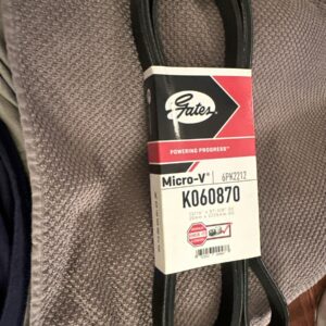 Gates K060870 Serpentine Belt 072053009477