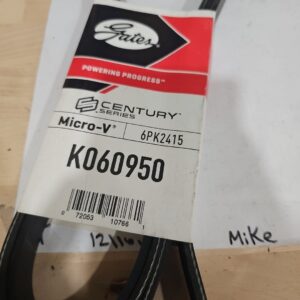 Gates K060950 Micro-V Serpentine Drive Belt