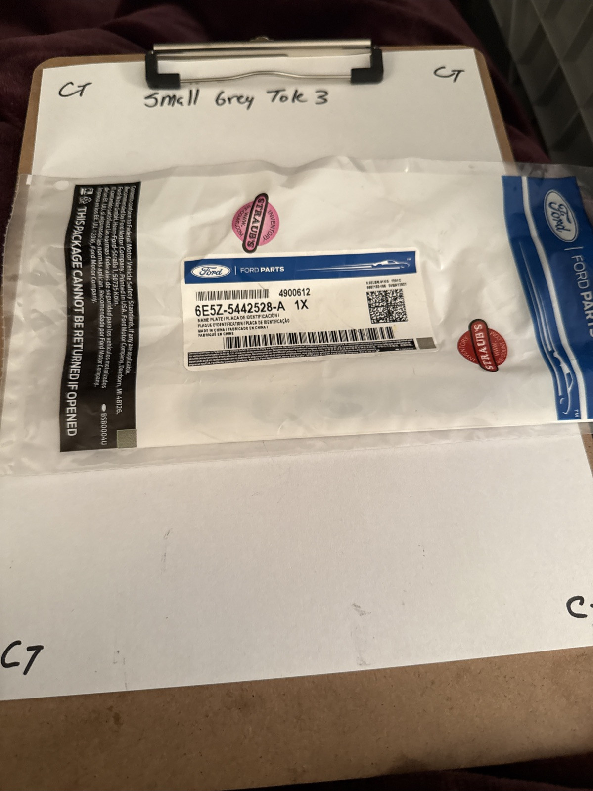 Genuine Ford 2006-2012 Fusion SEL Trunk Lid Emblem Nameplate 6E5Z-5442528-A