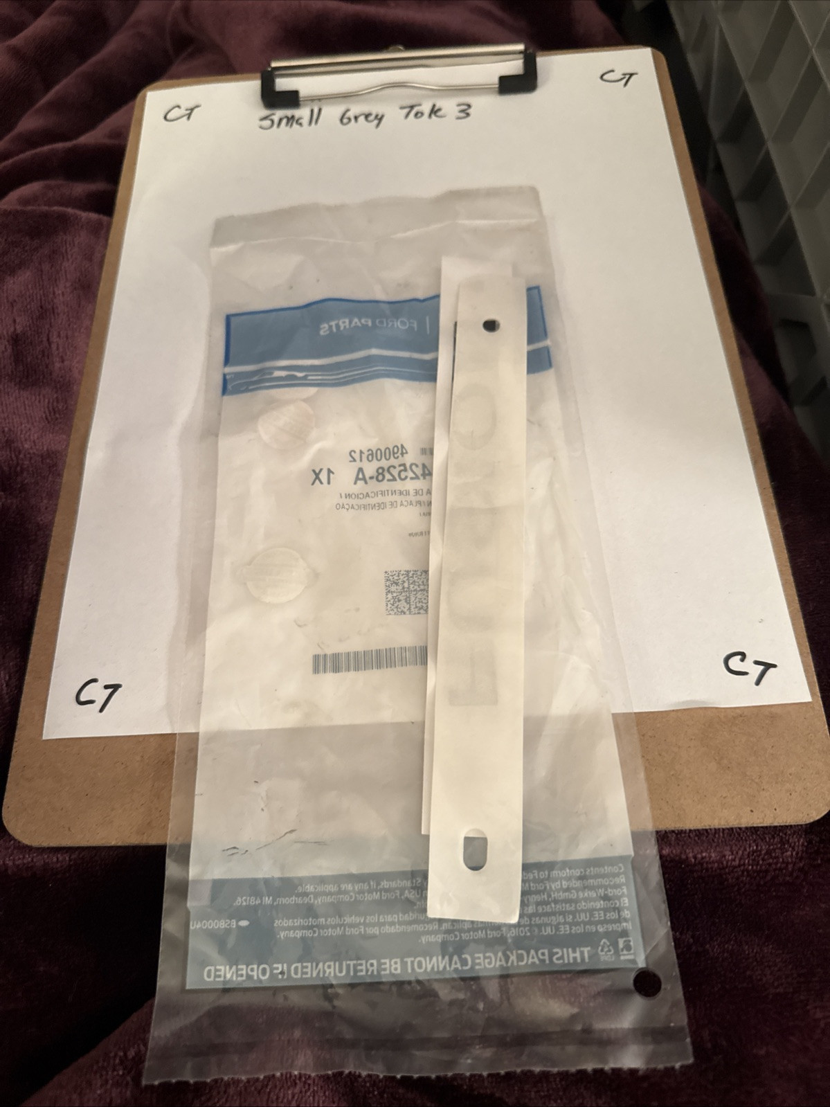 Genuine Ford 2006-2012 Fusion SEL Trunk Lid Emblem Nameplate 6E5Z-5442528-A - Image 3