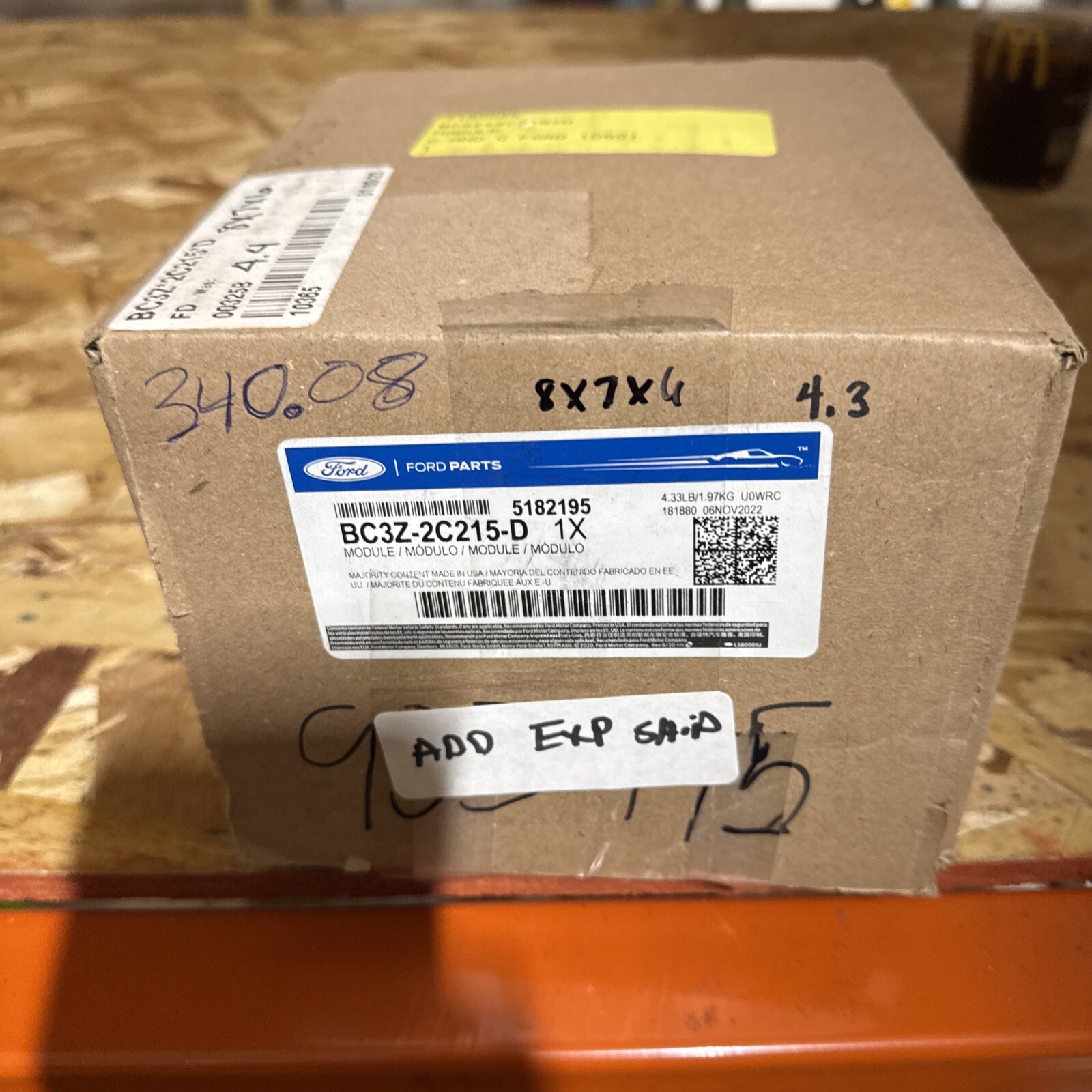 Genuine Ford ABS Modulator Valve without Sway BC3Z-2C215-D