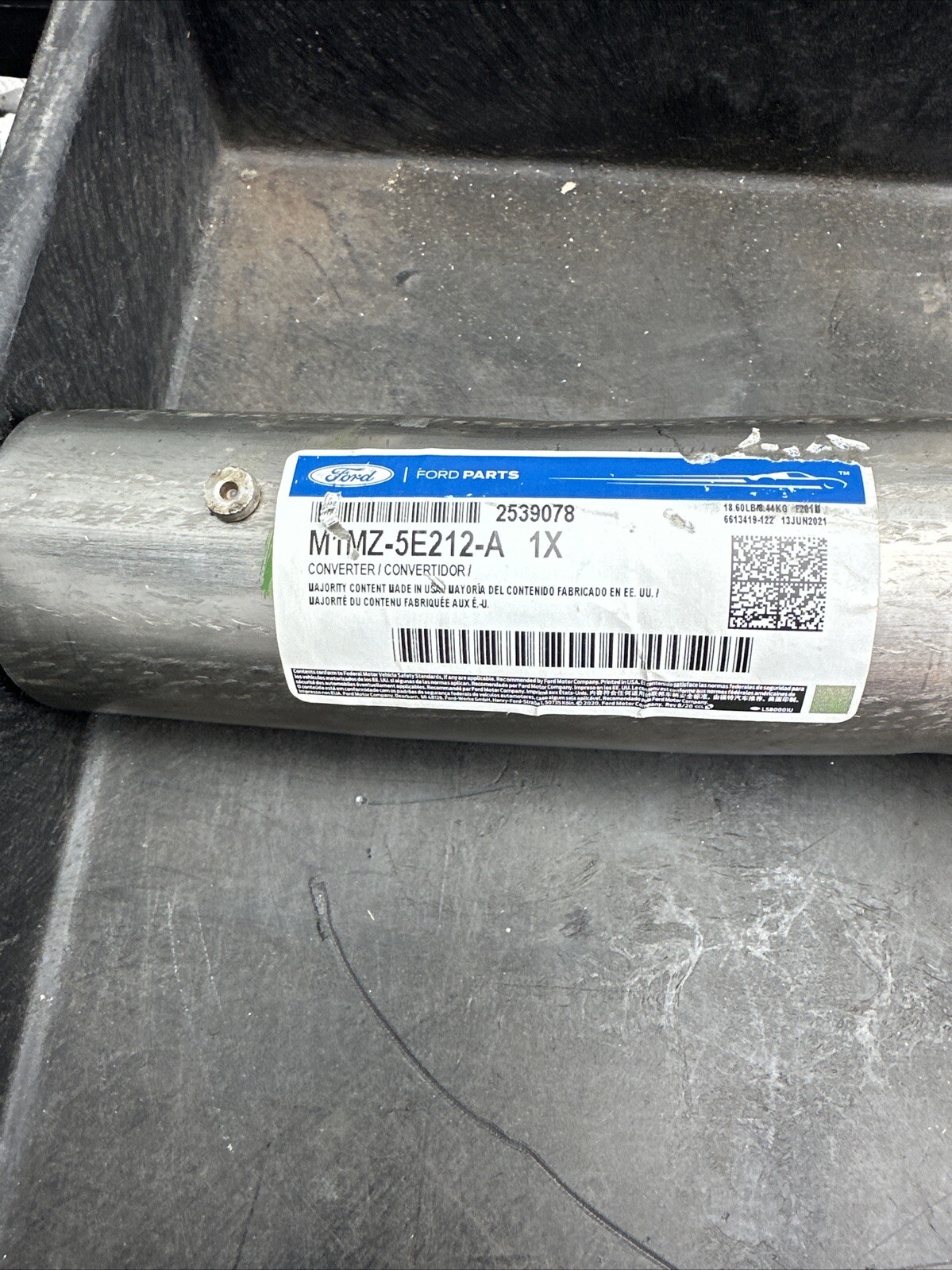 Genuine Ford Catalytic Converter M1MZ-5E212-A - Image 3