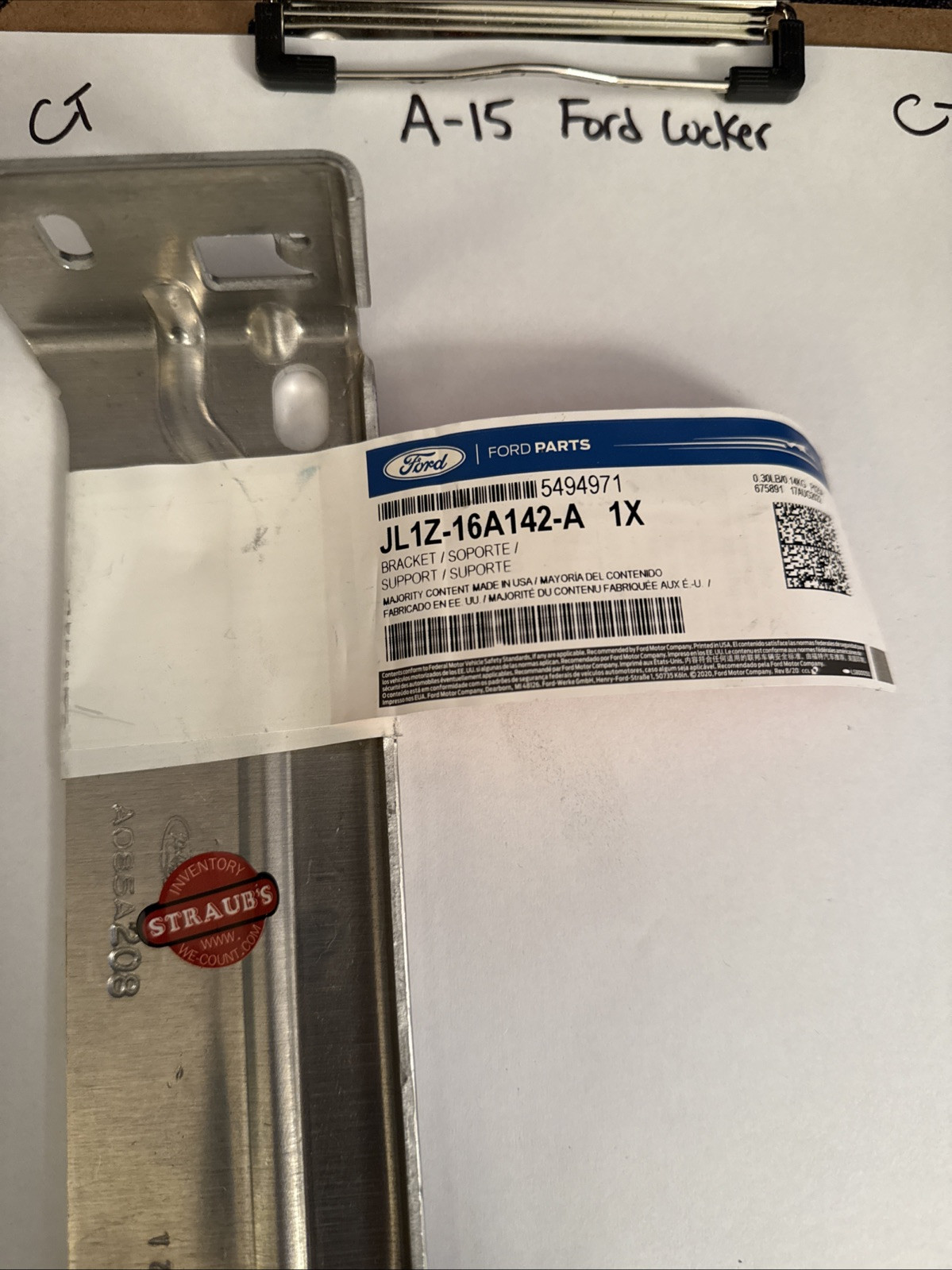 Genuine Ford Front Bracket JL1Z-16A142-A - Image 3