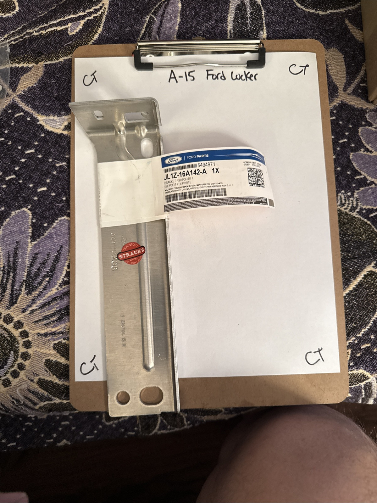 Genuine Ford Front Bracket JL1Z-16A142-A