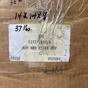 Genuine Ford Hub and Rotor Assembly E1TZ-1102-B