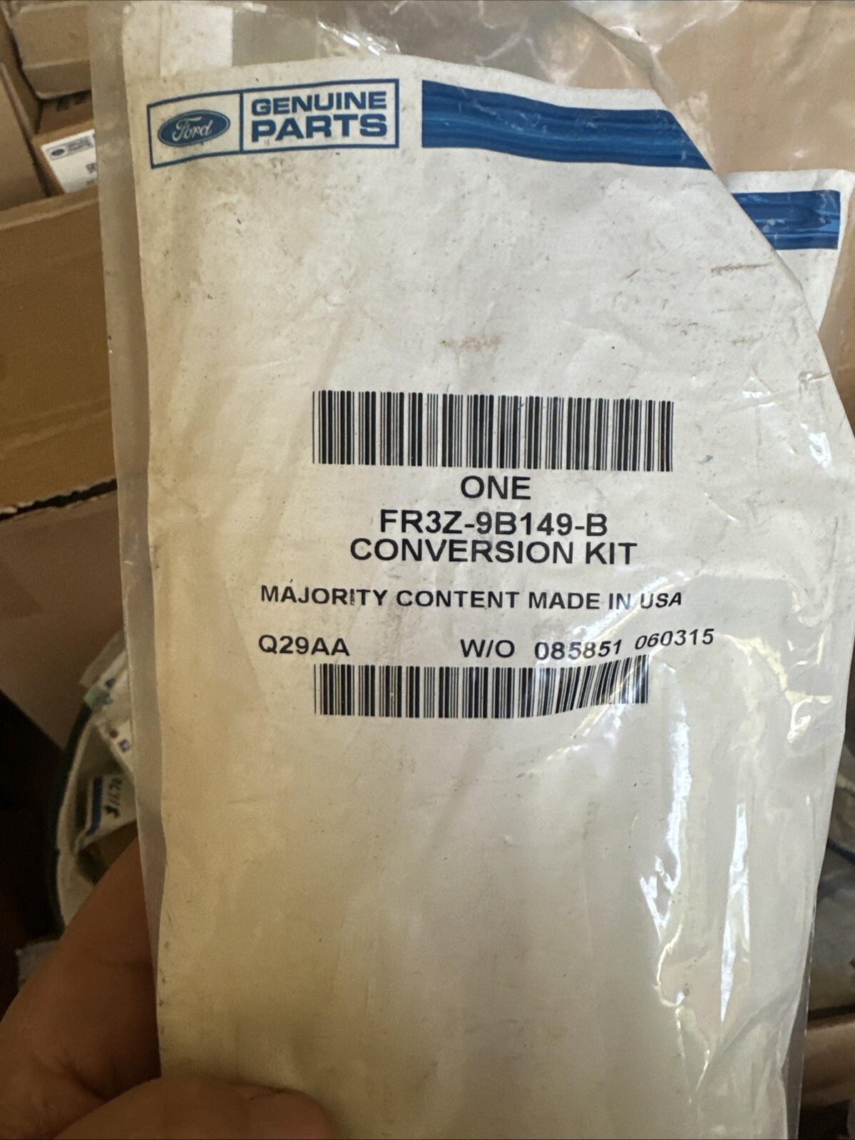 Genuine Ford Kit Fuel System Conversion FR3Z-9B149-B