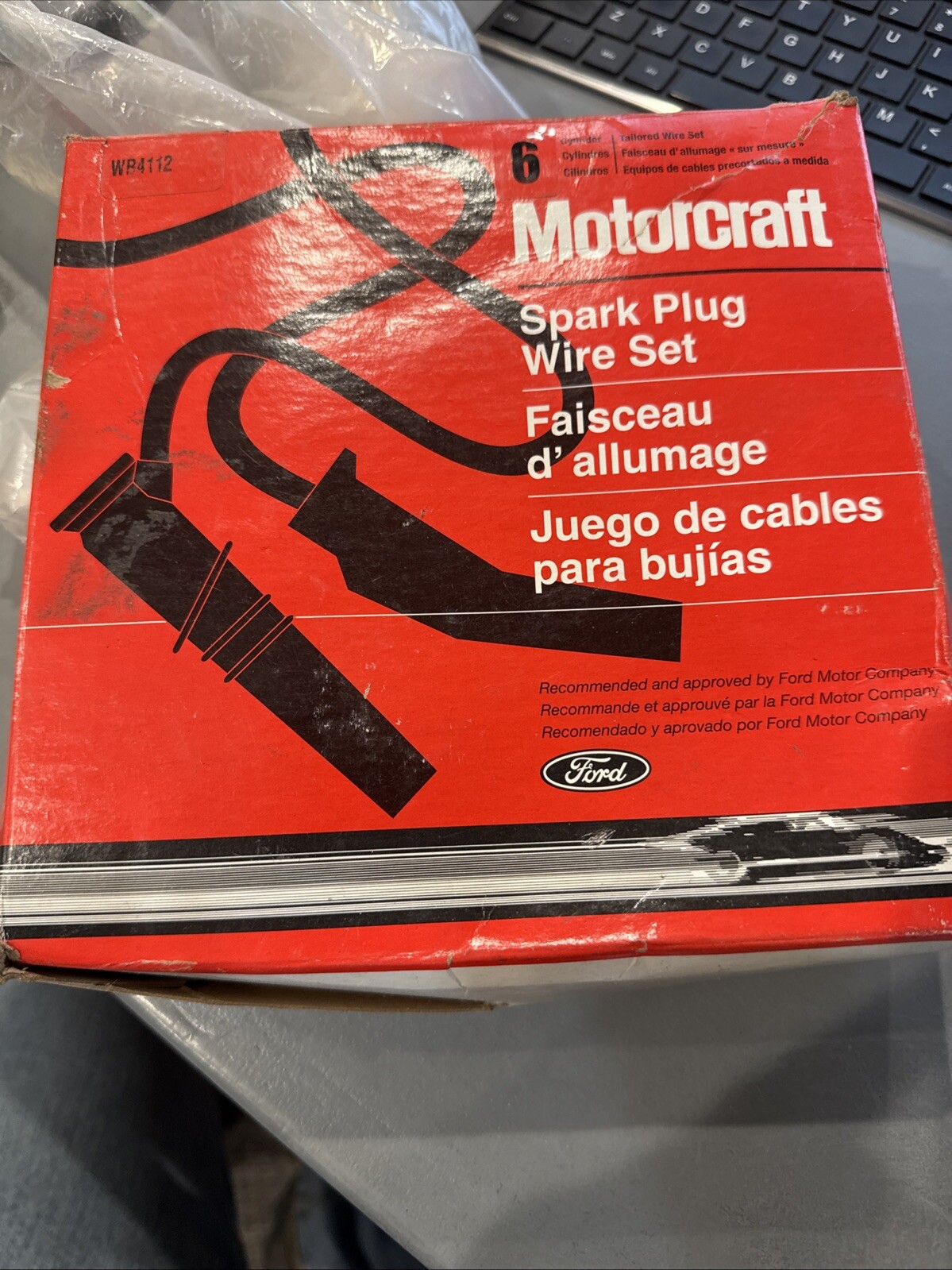 Genuine Ford Motorcraft Spark Plug Wire Set For 96-00 Taurus or Sable WR-4112