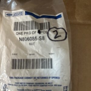 Genuine Ford Nut Hex N806085-S8(2) Nuts