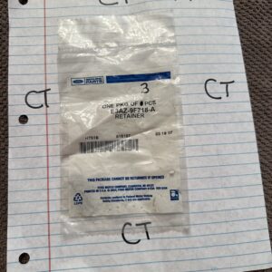 Genuine Ford OE Retainer E3AZ-9F718-A (3) Retainers