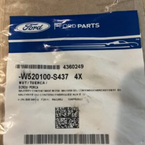 Genuine Ford OEM W520100-S437 (4) Nuts