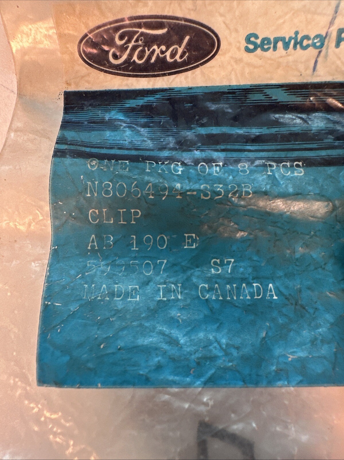 Genuine Ford Oem Clip N806494-S32B - Image 3