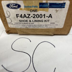 Genuine Ford Rear Drum Brake Shoe And Lining Kit F4AZ-2001-A NOS