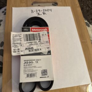 Genuine Ford Water Pump Belt BL3Z-8620-A