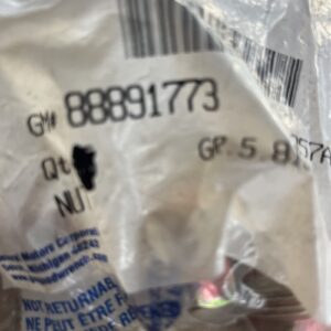 Genuine GM 88891773 Lug Nut NOS 1/2"-20 Open End Gold Zinc Dual Thread Lug Nut