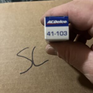 Genuine GM ACDelco OEM 41-103 Iridium Spark Plugs 12681663 NOS