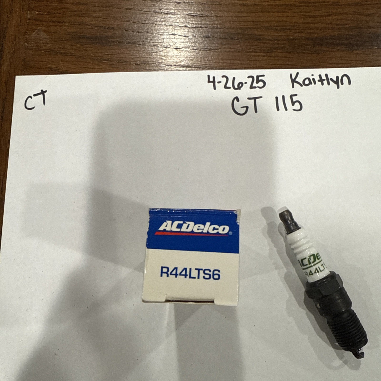 Genuine GM ACDelco Spark Plug R44LTS6 - Image 3