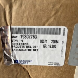 Genuine GM Air Deflectors In-Channel Side Windows GM 19302763