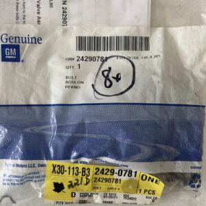 Genuine GM Bolts-QTY 8 24290781