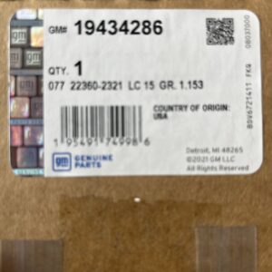 Genuine GM Engine Coolant Water Outlet 19434286