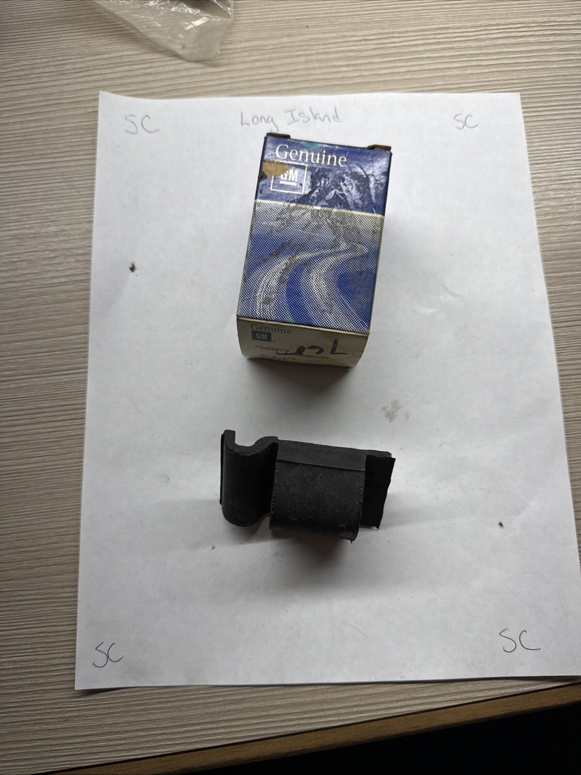 Genuine GM Front Upper Suspension Control Arm Bumper 15590236