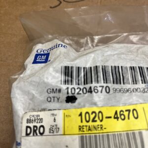 Genuine GM OEM 10204670 Cargo Net Retainer 1988-2009 NOS