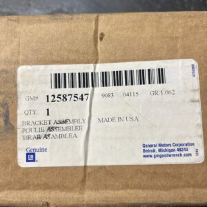 Genuine GM OEM 12587547 Pulley Assembly Belt Idler with Bracket NOS