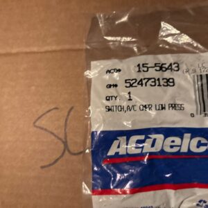 Genuine GM OEM ACDelco A/C Low Pressure Cut-Off Switch 52473139 / 15-5643