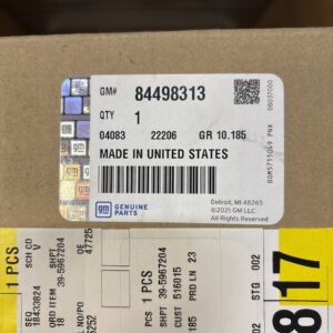 Genuine GM OEM Black Passenger Side Door Mirror 84498313 NOS