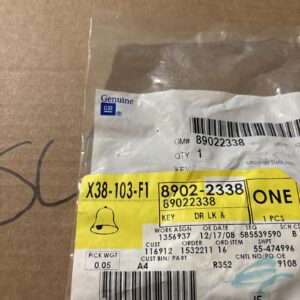 Genuine GM OEM KEY 89022338