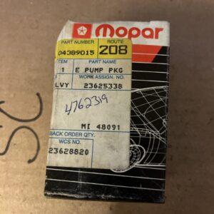 Genuine MOPAR 4389015 1987-93 WINDSHIELD WASHER PUMP NOS