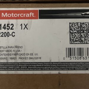 Genuine Motorcraft BRF-1452 Disc Brake Pad Set Rear For 2011-2014 Ford Mustang