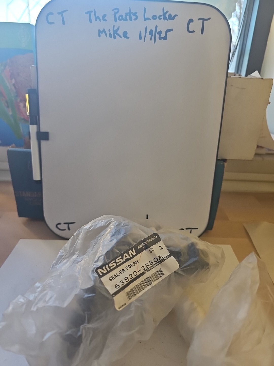 Genuine Nissan Fender Seal 63820-ZR80A