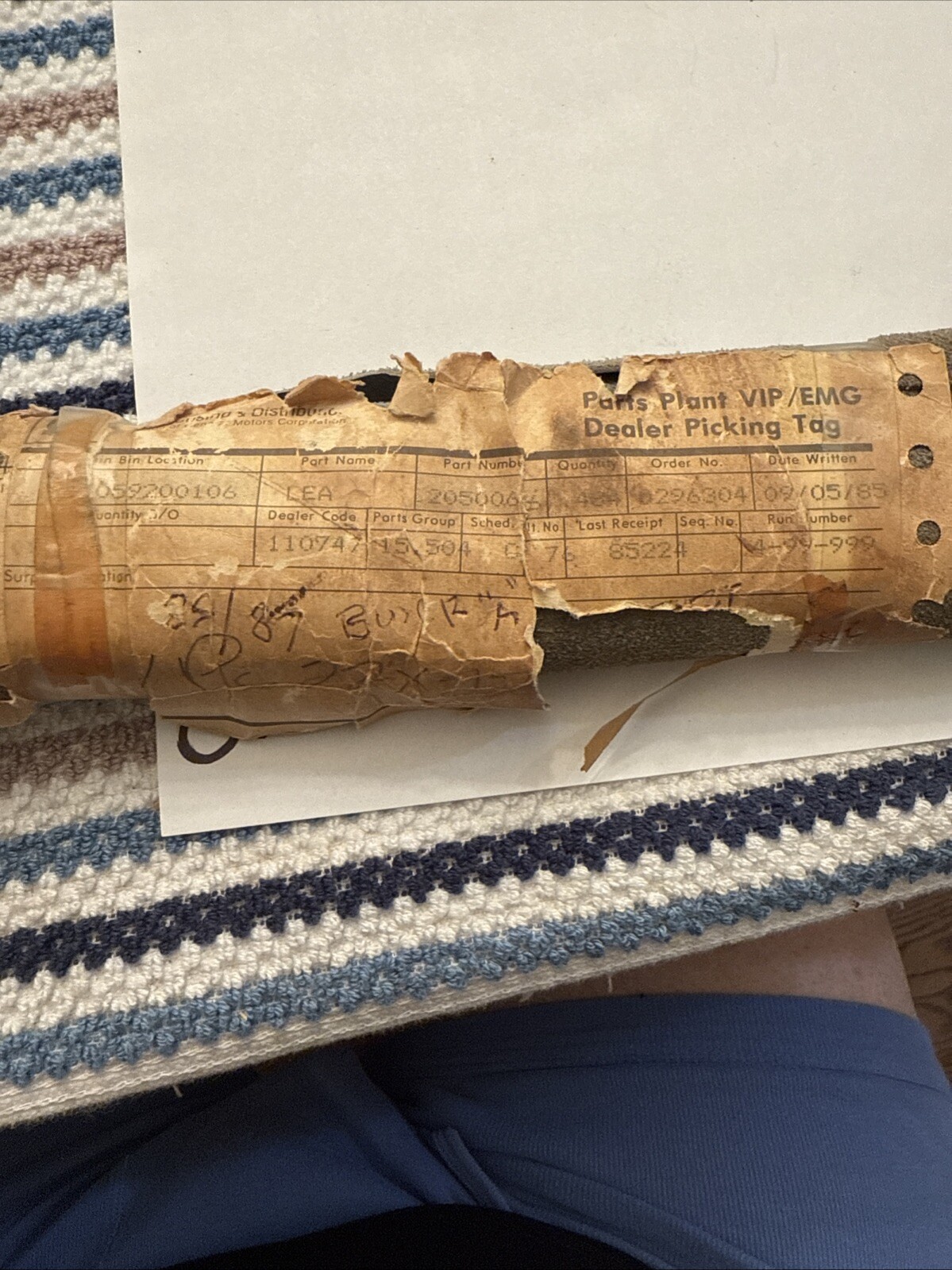 Gm Replacement Leather 2050066 Genuine OEM Leather