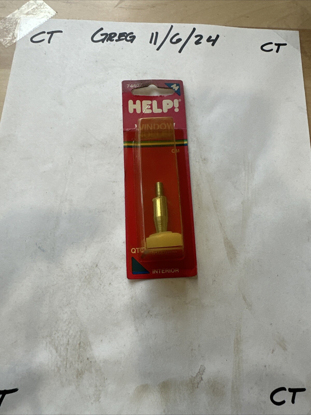 HELP! 74407 Interior Window Roller - For 1979-85 GM Eldorado, Riviera, Toronado