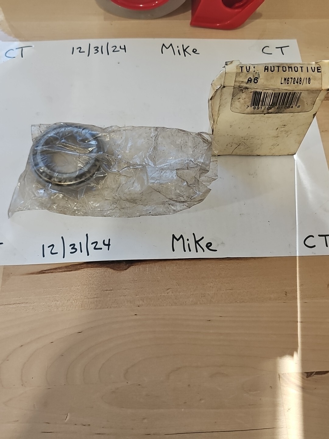 HRB A-6 Taper Bearing Set, LM67048/LM67010, 2.25" Round