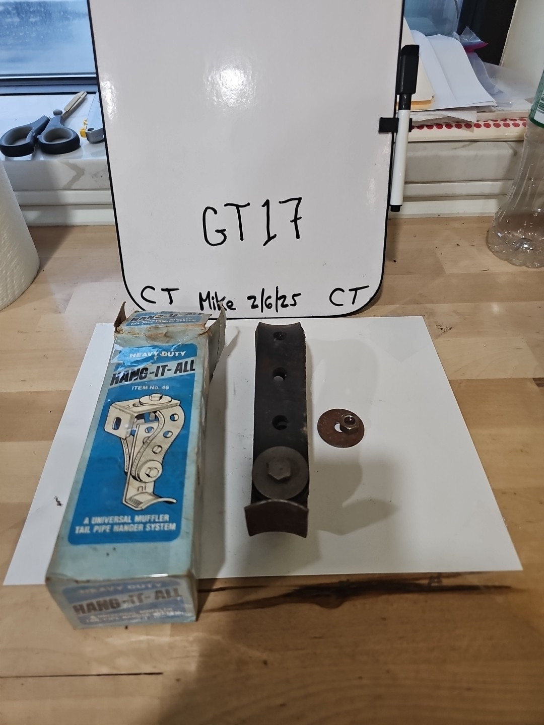 Hang-It-All Universal Heavy Duty Exhaust Hanger - Made In The USA - Item # 46