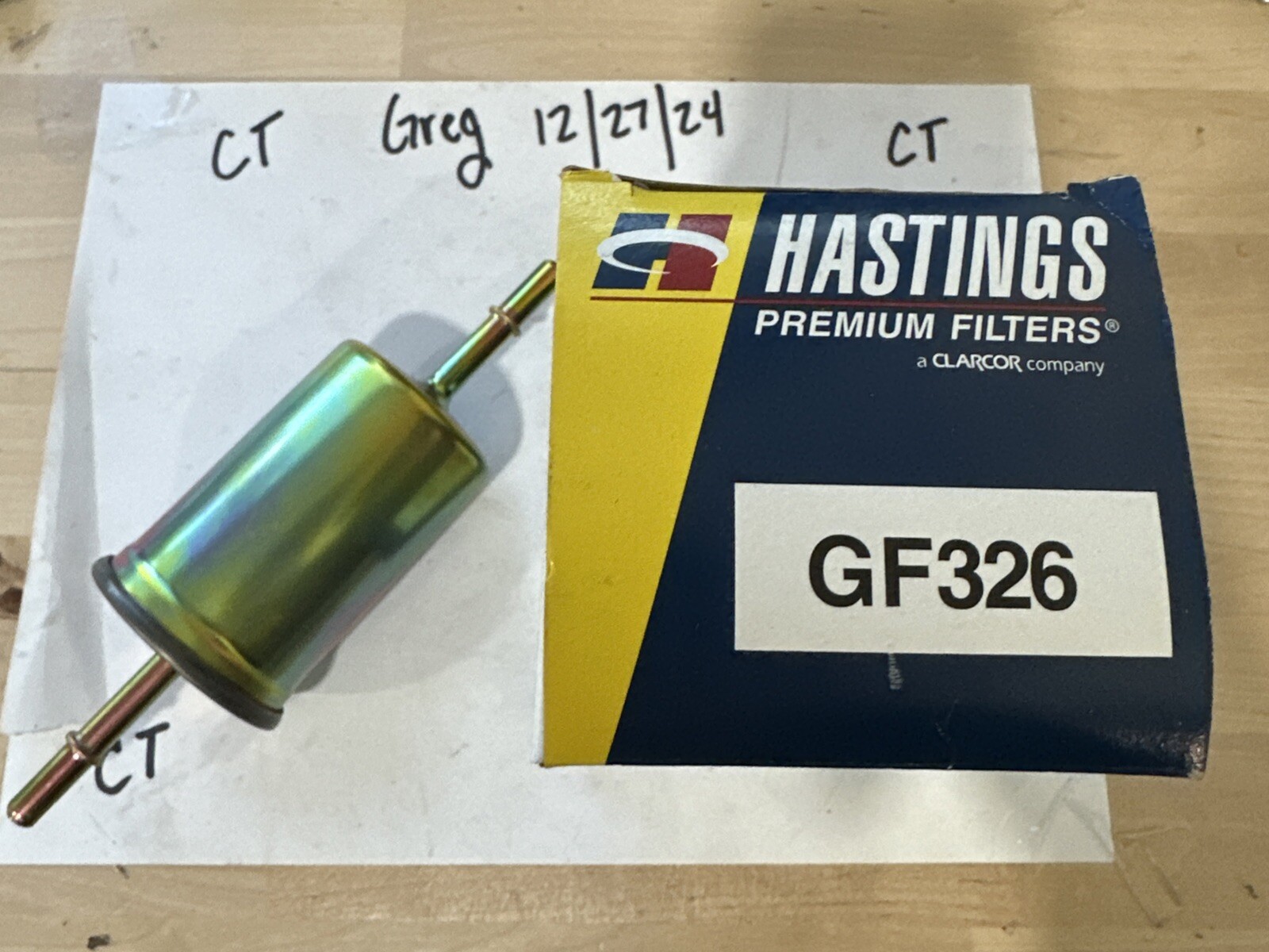 (Hastings In-Line Fuel Filter GF326