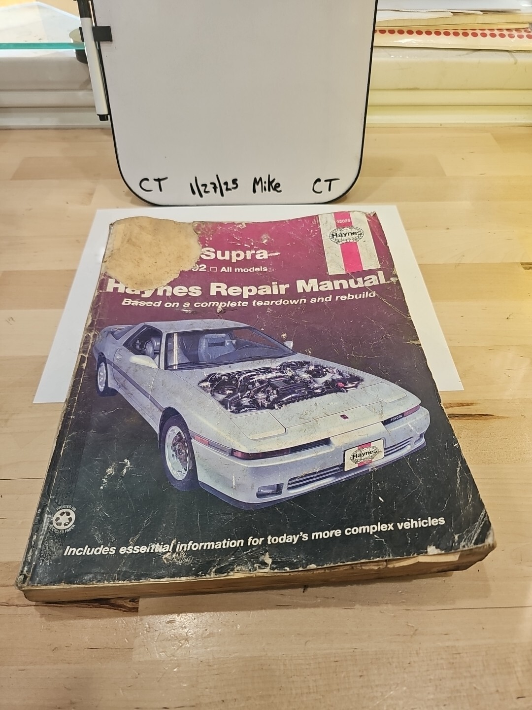 Haynes 92025 Toyota Celica Supra 1979-1992 All Models Repair Manual
