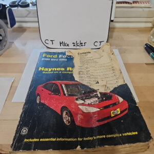 Haynes Repair Manual 36034 Ford Focus 2000 Thru 2005