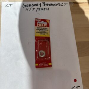 Hex Nut-Slotted- 7/16-20 - Dorman# 13571 Help Motormite