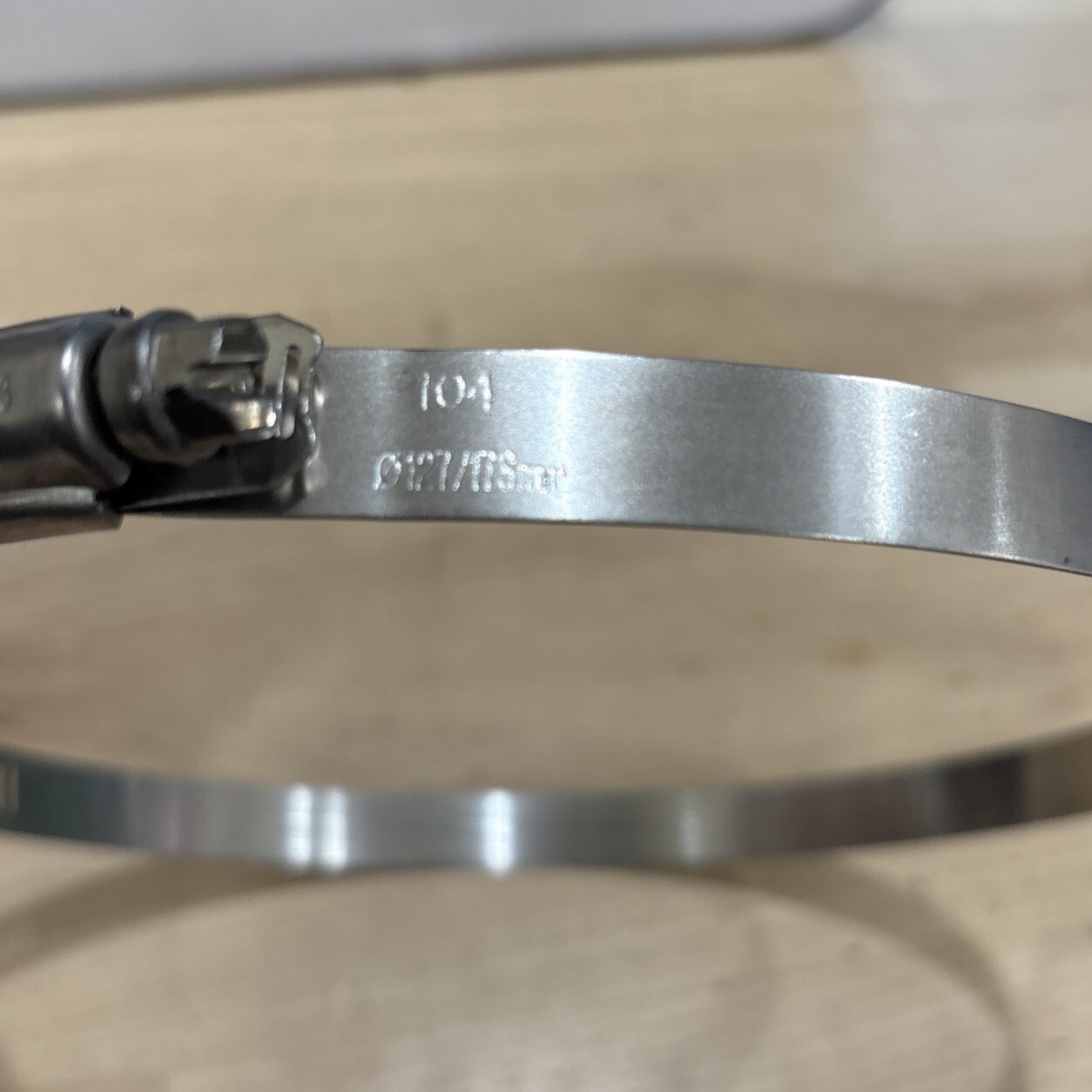 Hose Clamp SAE #105 All Stainless Steel 127/178mm - Image 4