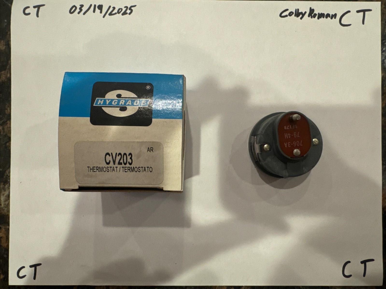 Hygrade CV203 Choke Thermostat For Some 1983 Ford & Mercury 1.6L Apps