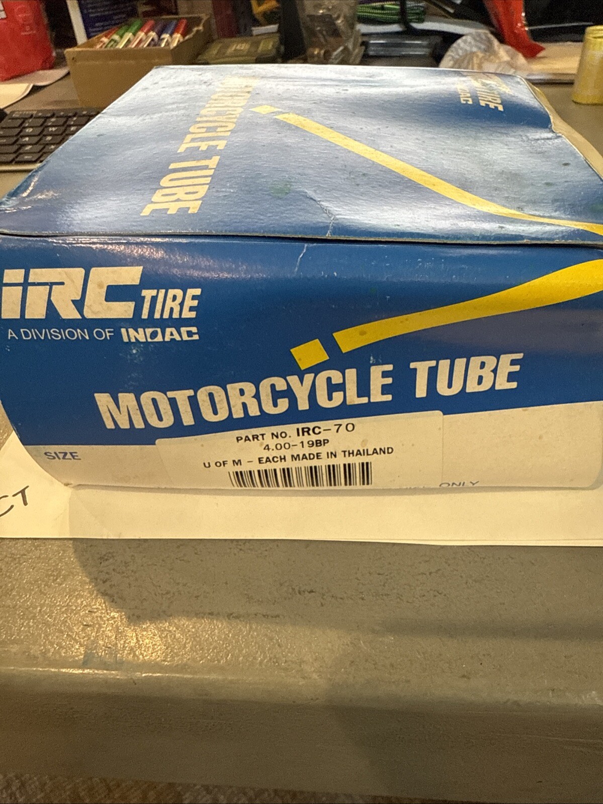 IRC Tire® T20051 - Butyl Rubber Tube 3.25/3.50-17, 100/100, 110/90, 130/70-17