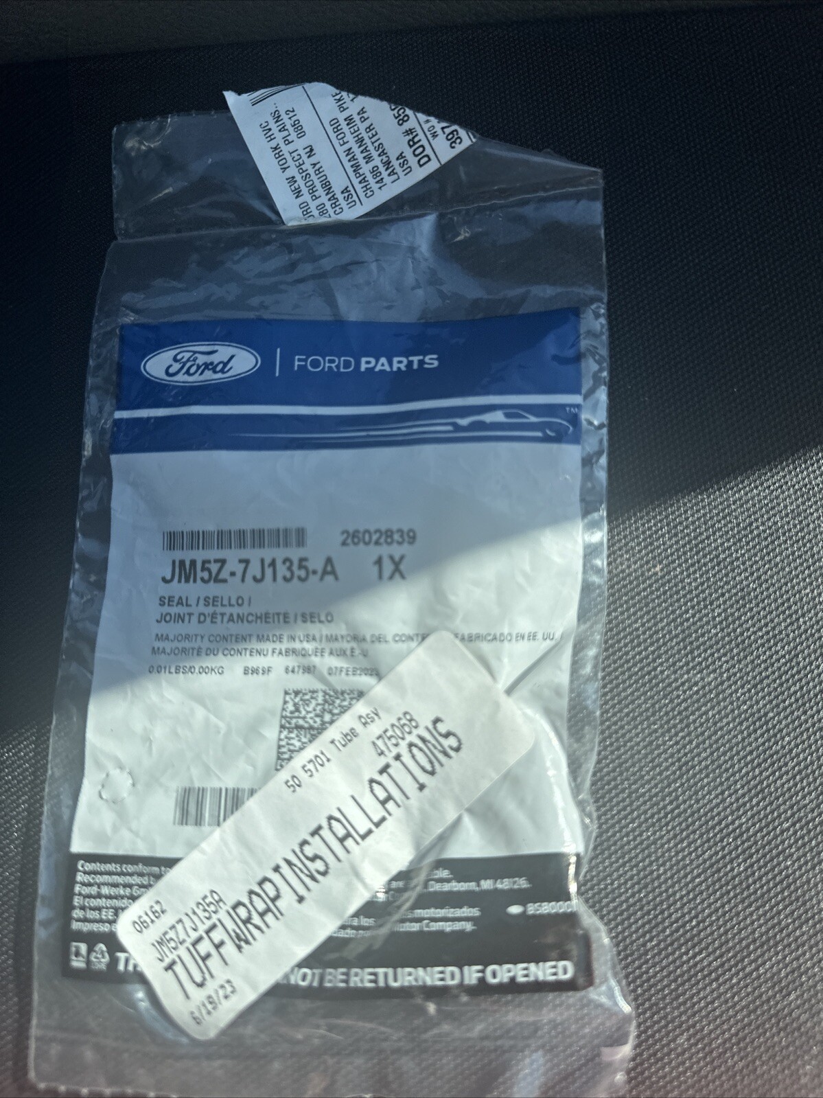 JM5Z7J135A - TUBE ASY - Ford