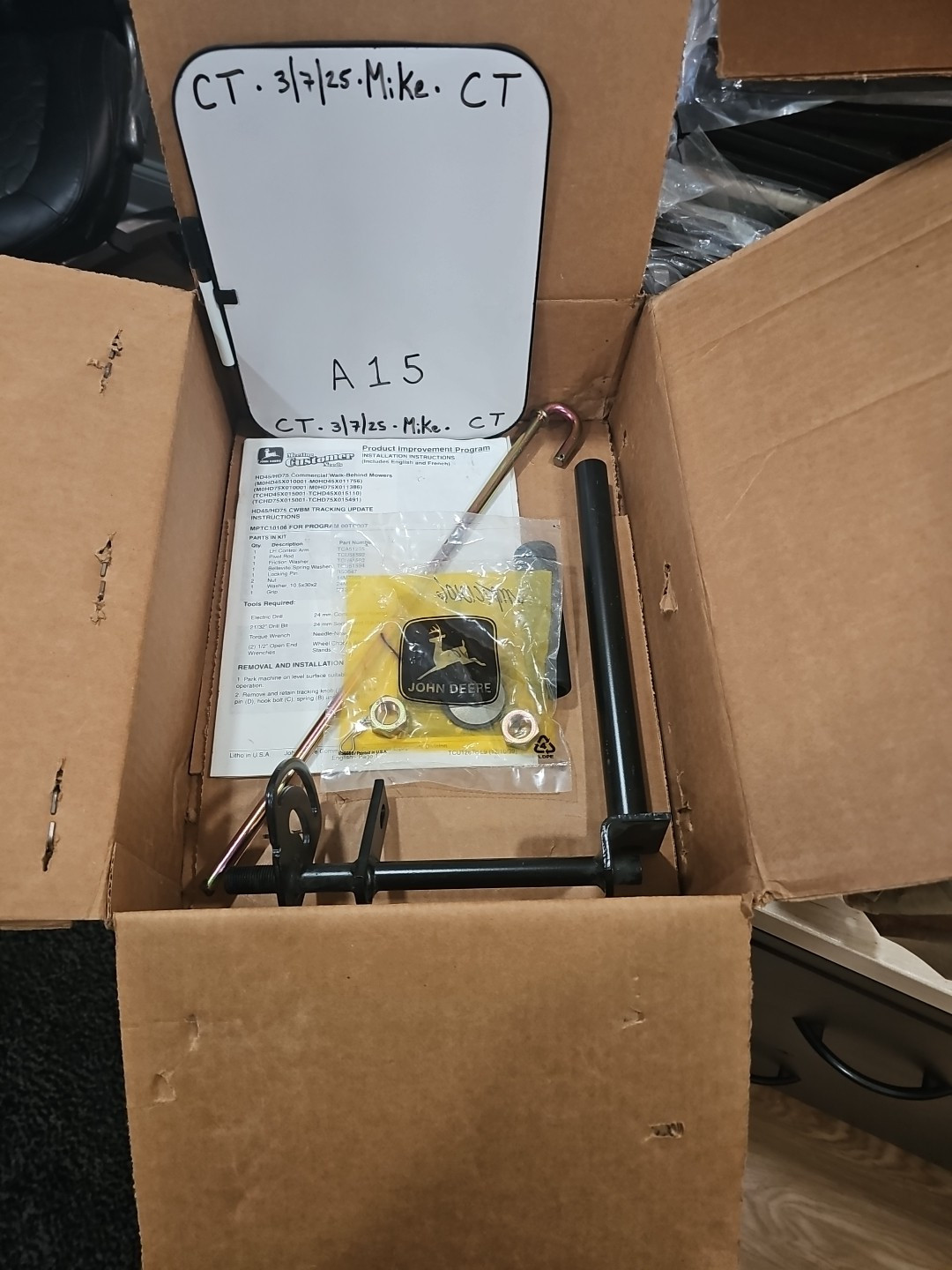 John Deere - Product Improvement Kit - #MPTC10106